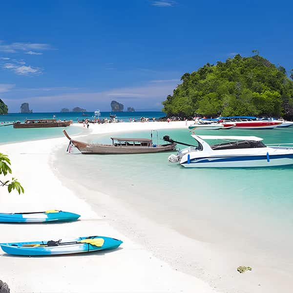 4 island tour krabi speedboat