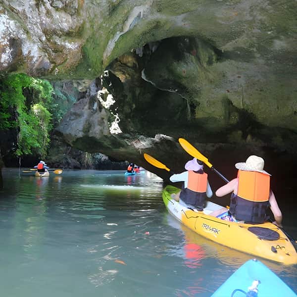 sea cave kayaking krabi